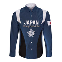 Custom Japan Football Long Sleeve Button Shirt Come On Young Nadeshiko - Wonder Print Shop
