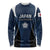 Custom Japan Football Long Sleeve Shirt Come On Young Nadeshiko - Wonder Print Shop
