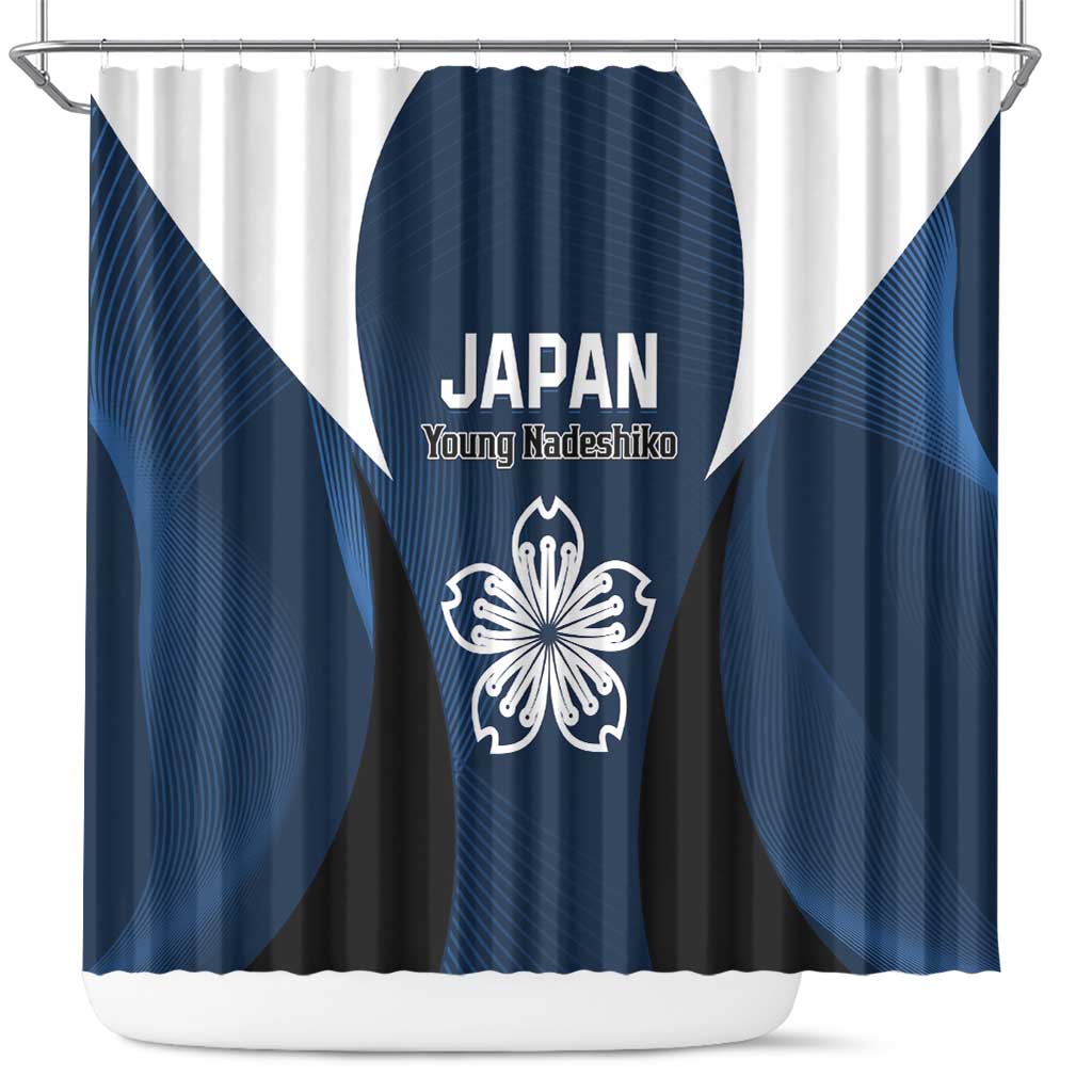 Japan Football Shower Curtain Come On Young Nadeshiko