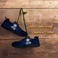 Custom Japan Football Sneakers Come On Young Nadeshiko - Wonder Print Shop