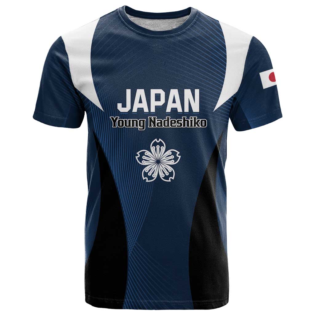 Custom Japan Football T Shirt Come On Young Nadeshiko - Wonder Print Shop