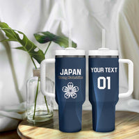Custom Japan Football Tumbler With Handle Come On Young Nadeshiko - Wonder Print Shop