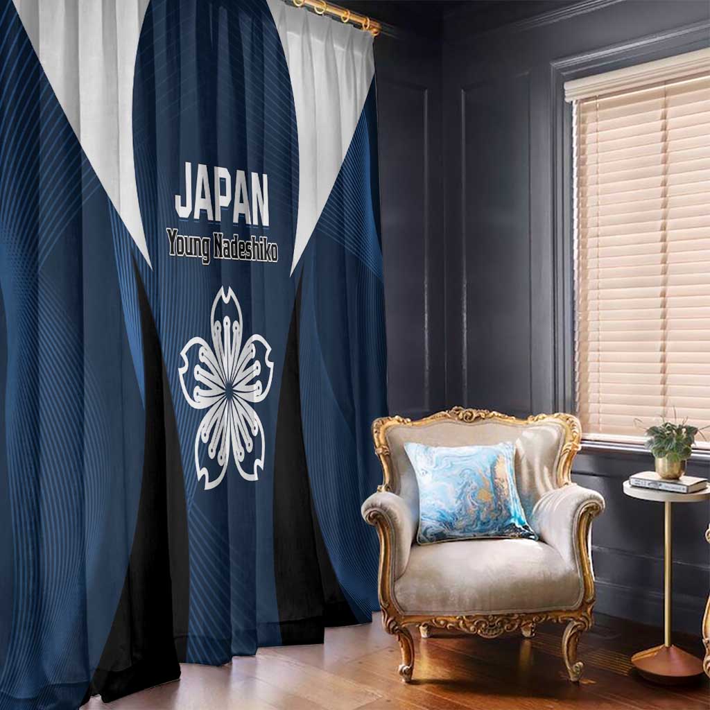 Japan Football Window Curtain Come On Young Nadeshiko - Wonder Print Shop