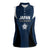 Custom Japan Football Women Sleeveless Polo Shirt Come On Young Nadeshiko - Wonder Print Shop