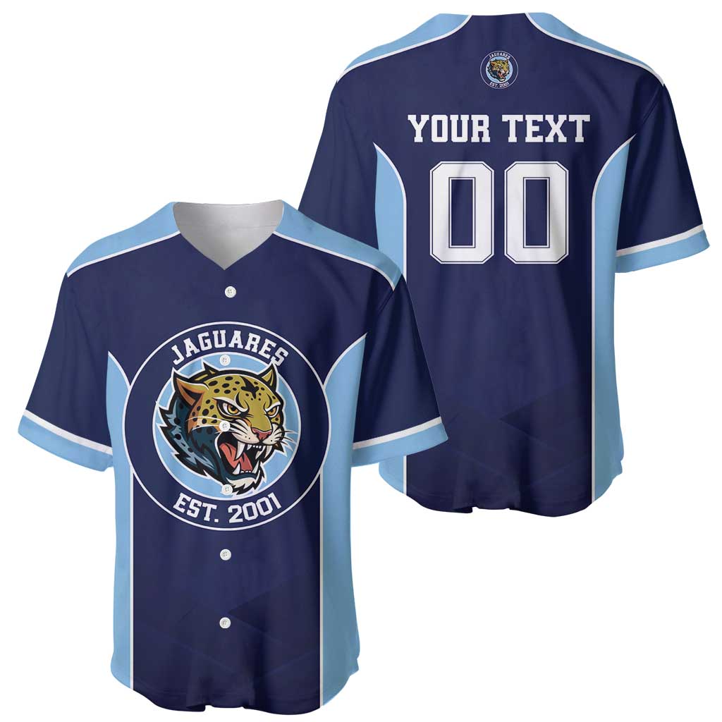 Jaguares El Salvador Rugby Custom Baseball Jersey JagsUp - Wonder Print Shop