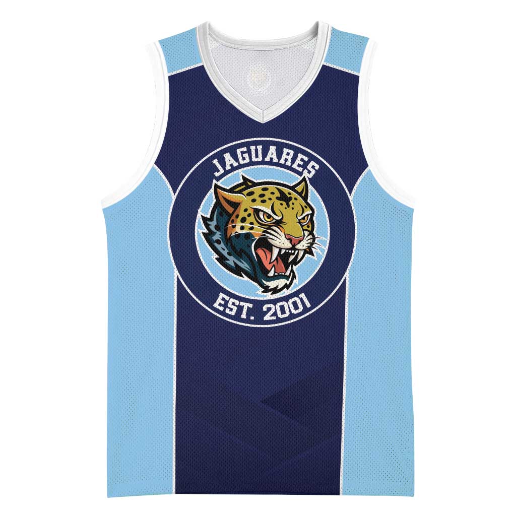 Jaguares El Salvador Rugby Custom Basketball Jersey JagsUp - Wonder Print Shop