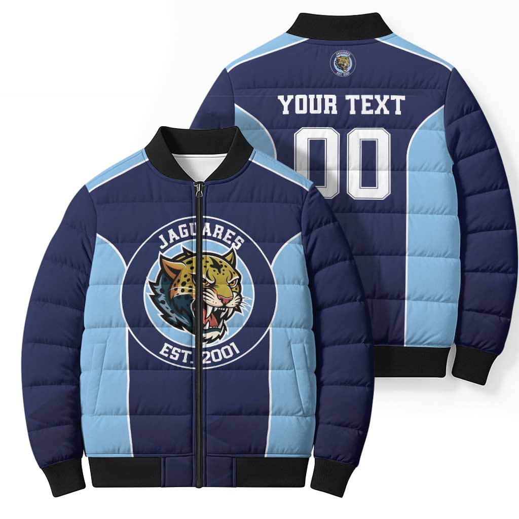 Jaguares El Salvador Rugby Custom Bomber Puffer Jacket JagsUp - Wonder Print Shop