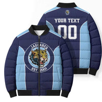 Jaguares El Salvador Rugby Custom Bomber Puffer Jacket JagsUp - Wonder Print Shop