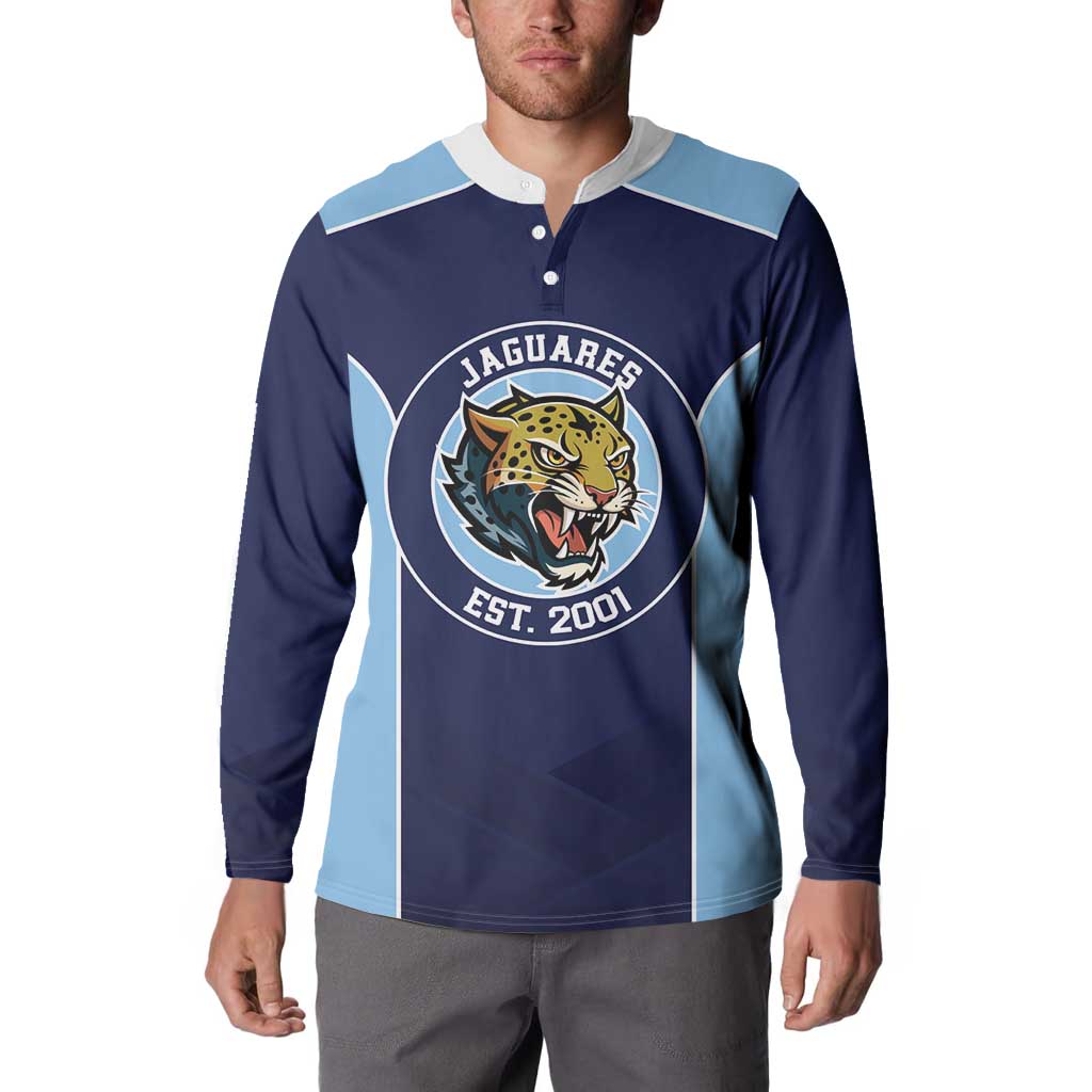 Jaguares El Salvador Rugby Custom Button Sweatshirt JagsUp - Wonder Print Shop
