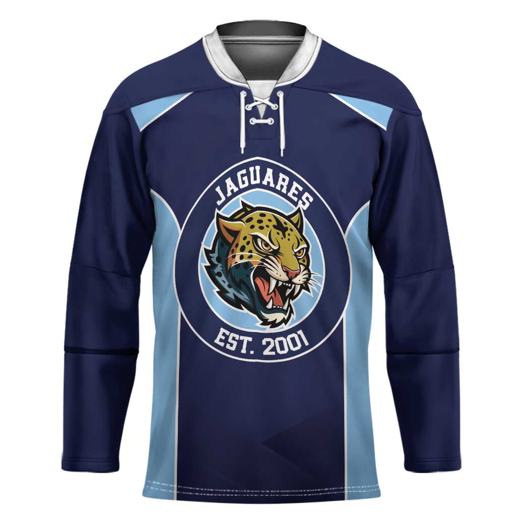 Jaguares El Salvador Rugby Custom Hockey Jersey JagsUp - Wonder Print Shop