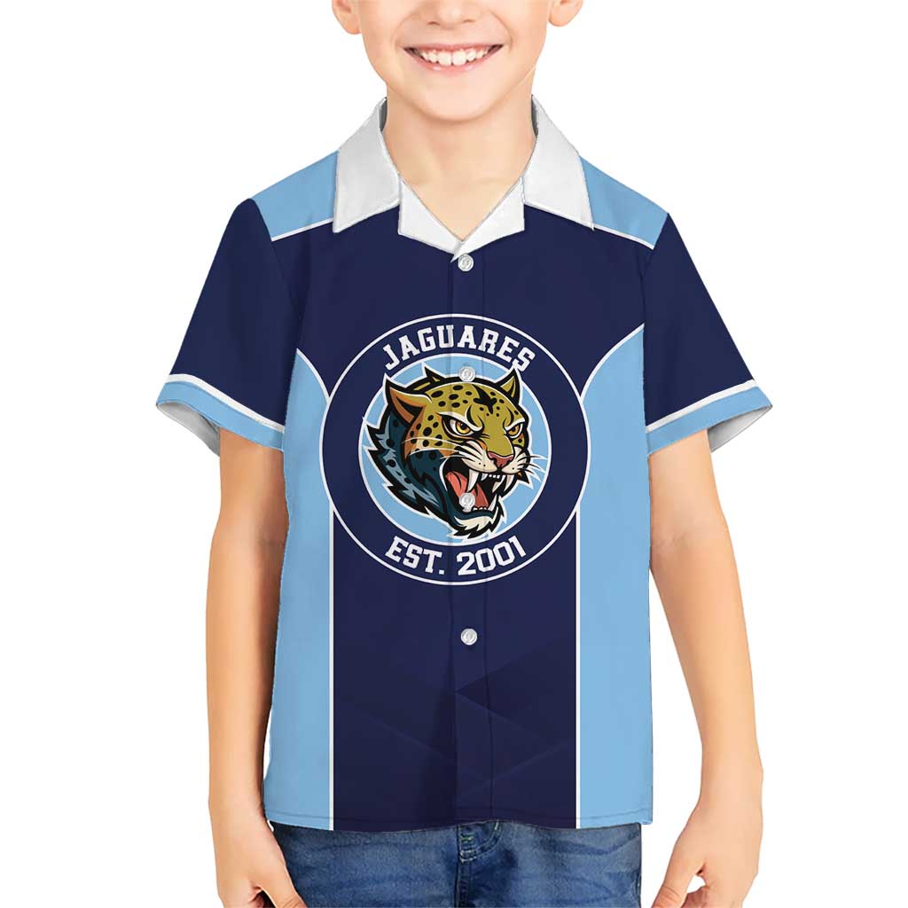 Jaguares El Salvador Rugby Custom Kid Hawaiian Shirt JagsUp - Wonder Print Shop