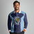 Jaguares El Salvador Rugby Custom Long Sleeve Polo Shirt JagsUp - Wonder Print Shop