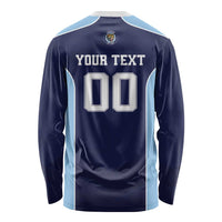 Jaguares El Salvador Rugby Custom Long Sleeve Shirt JagsUp - Wonder Print Shop