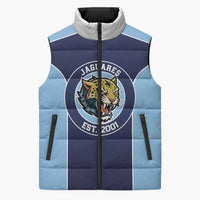 Jaguares El Salvador Rugby Custom Sleeveless Puffer Jacket JagsUp - Wonder Print Shop