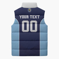 Jaguares El Salvador Rugby Custom Sleeveless Puffer Jacket JagsUp - Wonder Print Shop