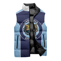 Jaguares El Salvador Rugby Custom Sleeveless Puffer Jacket JagsUp - Wonder Print Shop