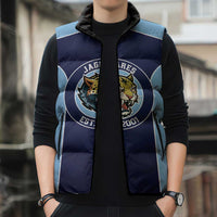 Jaguares El Salvador Rugby Custom Sleeveless Puffer Jacket JagsUp - Wonder Print Shop