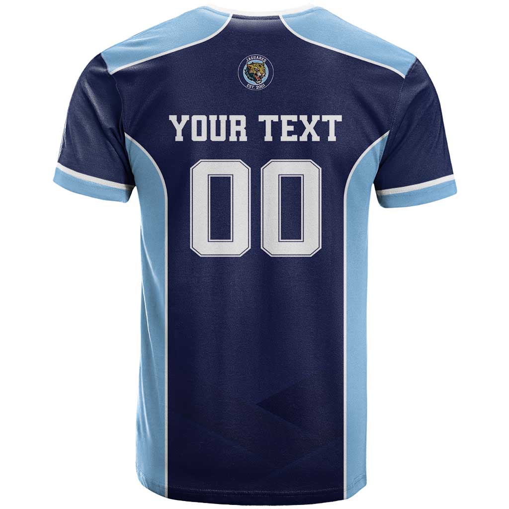 Jaguares El Salvador Rugby Custom T Shirt JagsUp - Wonder Print Shop
