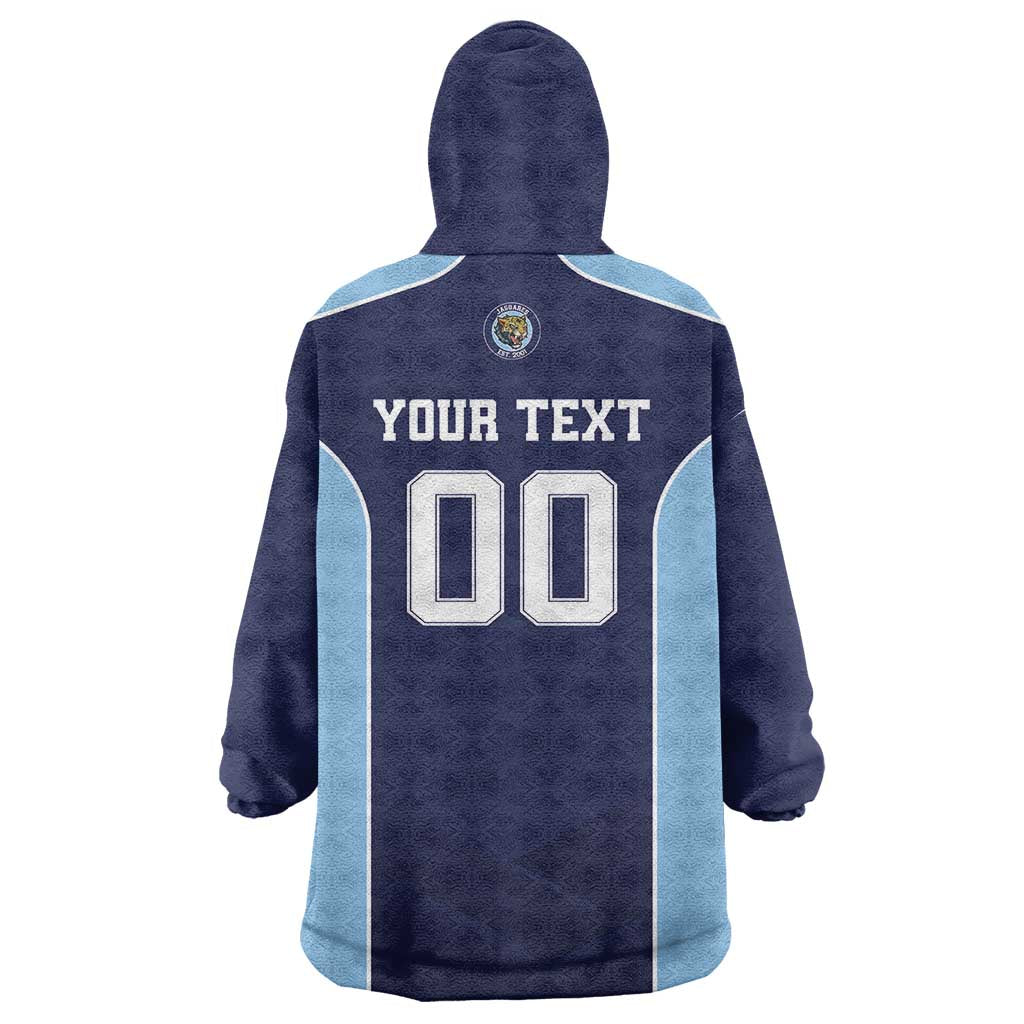 Jaguares El Salvador Rugby Custom Wearable Blanket Hoodie JagsUp - Wonder Print Shop