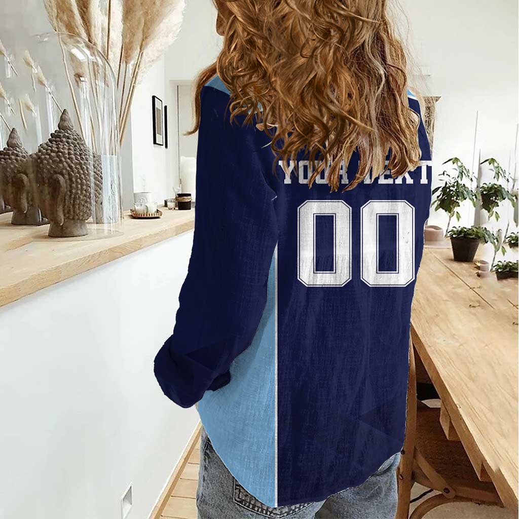 Jaguares El Salvador Rugby Custom Women Casual Shirt JagsUp - Wonder Print Shop