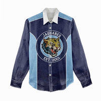 Jaguares El Salvador Rugby Custom Women Casual Shirt JagsUp - Wonder Print Shop