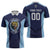 Jaguares El Salvador Rugby Custom Zipper Polo Shirt JagsUp - Wonder Print Shop