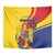 Personalized Romania Independence Day Tapestry Golden Eagle With Roses - Wonder Print Shop