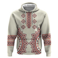 Romanian Traditional Pattern Hoodie Unique - Wonder Print Shop