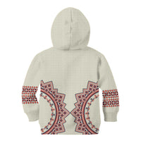 Romanian Traditional Pattern Kid Hoodie Unique - Wonder Print Shop