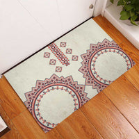 Romanian Traditional Pattern Rubber Doormat Unique - Wonder Print Shop