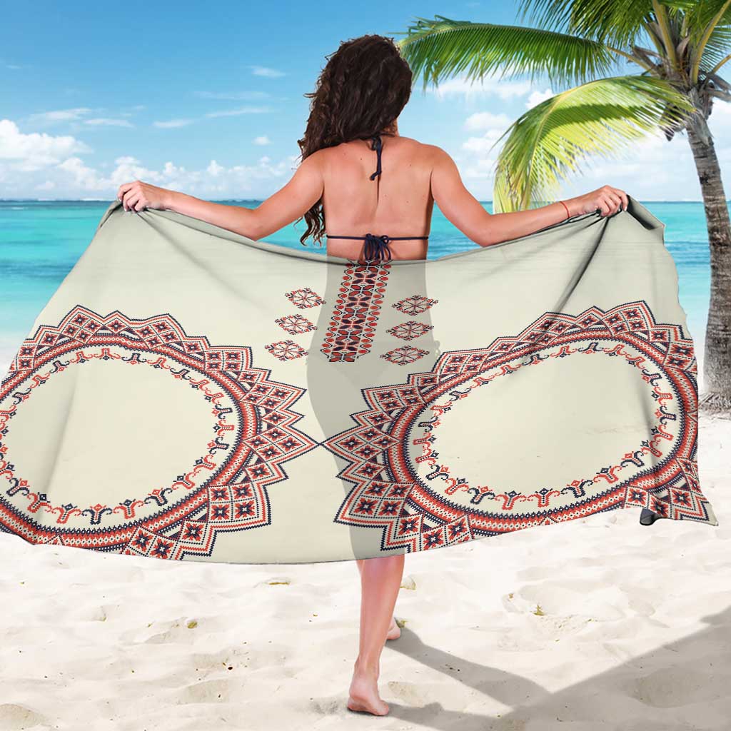 Romanian Traditional Pattern Sarong Unique - Wonder Print Shop