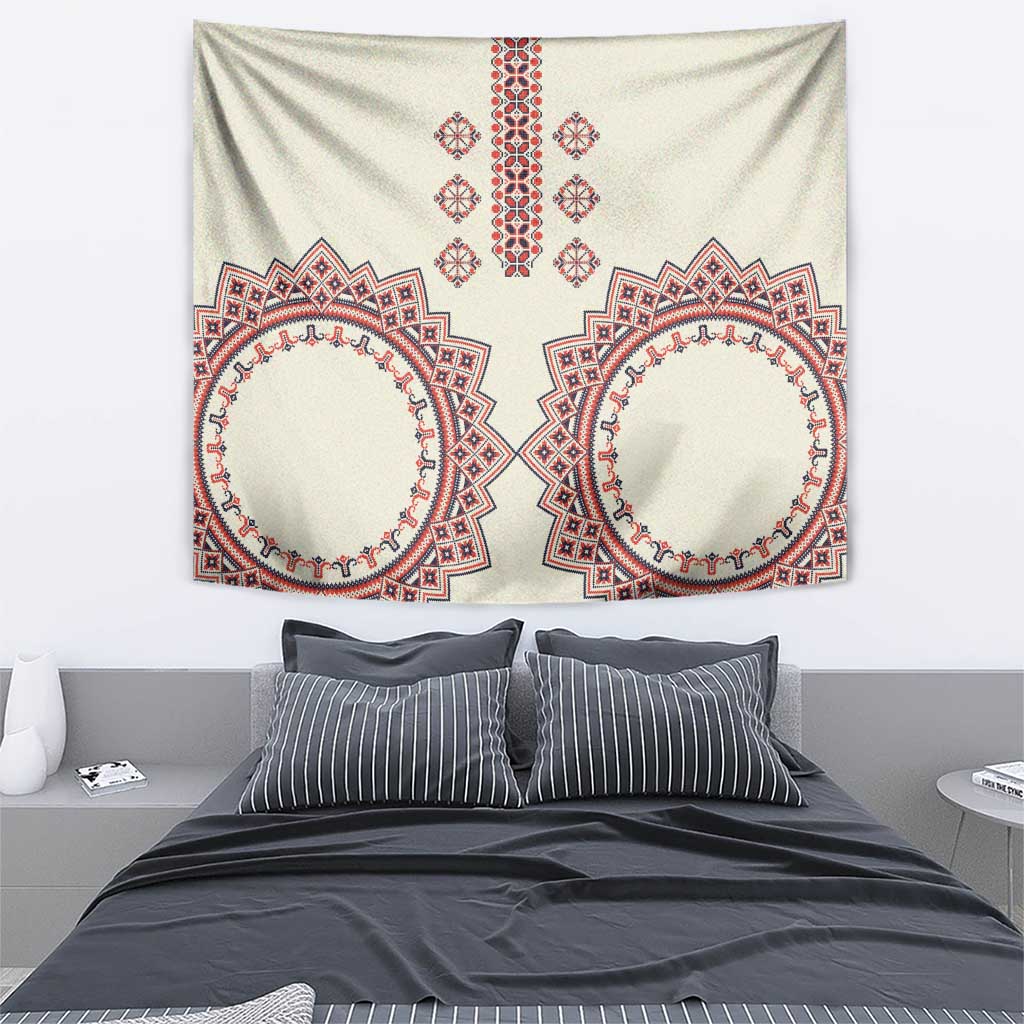 Romanian Traditional Pattern Tapestry Unique - Wonder Print Shop