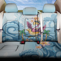 Hawaii Flamingo Back Car Seat Cover Plumeria Tropical Beach - Wonder Print Shop