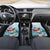 Hawaii Flamingo Car Mats Plumeria Tropical Beach - Wonder Print Shop