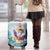 Hawaii Flamingo Luggage Cover Plumeria Tropical Beach - Wonder Print Shop