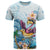 Hawaii Flamingo T Shirt Plumeria Tropical Beach - Wonder Print Shop