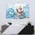 Hawaii Flamingo Tapestry Plumeria Tropical Beach - Wonder Print Shop