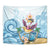 Hawaii Flamingo Tapestry Plumeria Tropical Beach - Wonder Print Shop