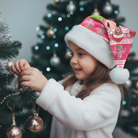 Flamingo Pink Christmas Santa Hat Fa La La La Min Go - Wonder Print Shop