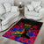 Haiti Independence Day Area Rug Hibiscus Neg Marron - Wonder Print Shop