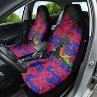 Haiti Independence Day Car Seat Cover Hibiscus Neg Marron - Wonder Print Shop