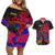 Haiti Independence Day Couples Matching Off Shoulder Short Dress and Hawaiian Shirt Hibiscus Neg Marron - Wonder Print Shop