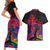 haiti-independence-day-couples-matching-short-sleeve-bodycon-dress-and-hawaiian-shirt-hibiscus-neg-marron