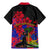 Haiti Independence Day Family Matching Mermaid Dress and Hawaiian Shirt Hibiscus Neg Marron - Wonder Print Shop