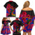 haiti-independence-day-family-matching-off-shoulder-short-dress-and-hawaiian-shirt-hibiscus-neg-marron