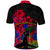 Haiti Independence Day Polo Shirt Hibiscus Neg Marron - Wonder Print Shop