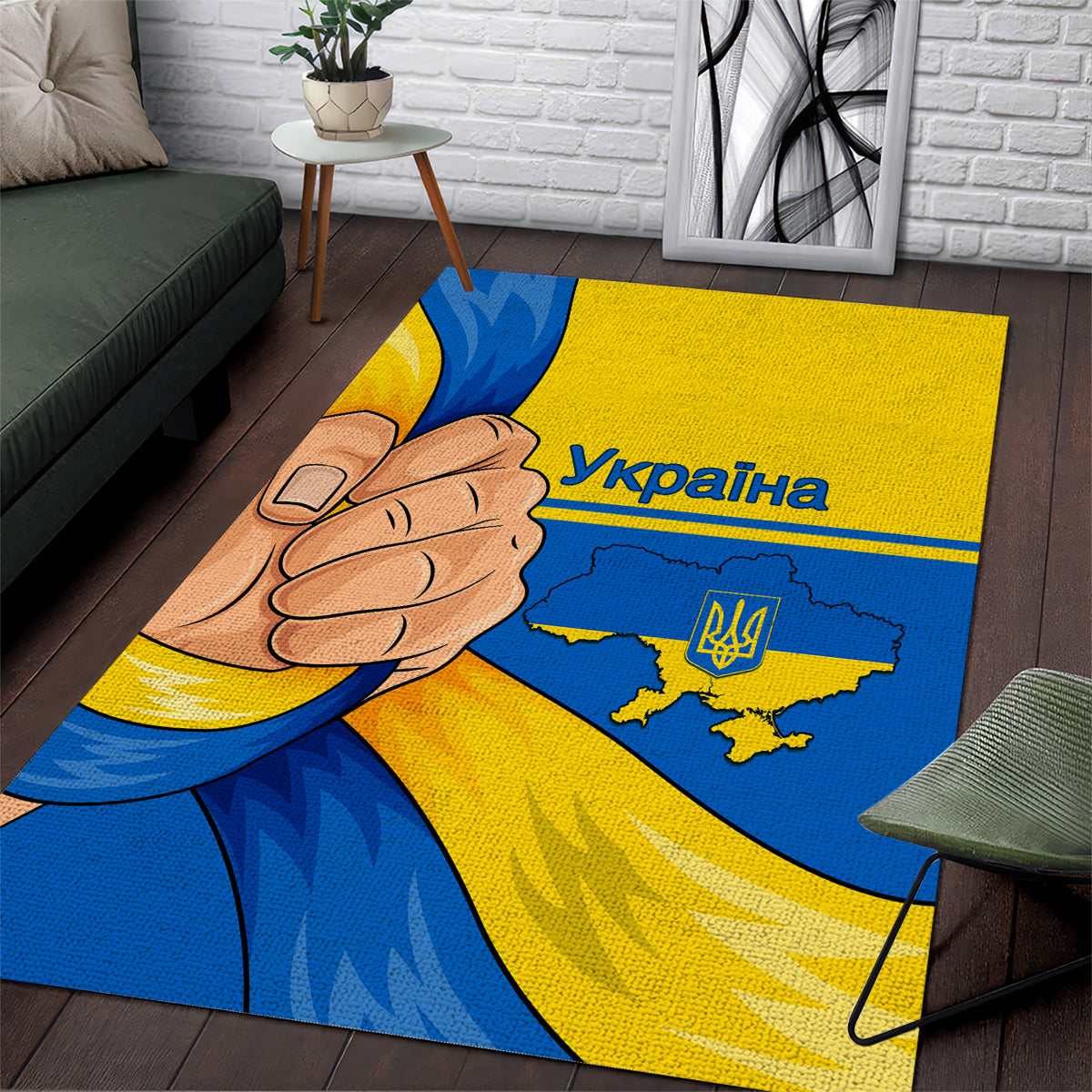 Ukraine Unity Day Area Rug Ukrainian Unification Act - Wonder Print Shop