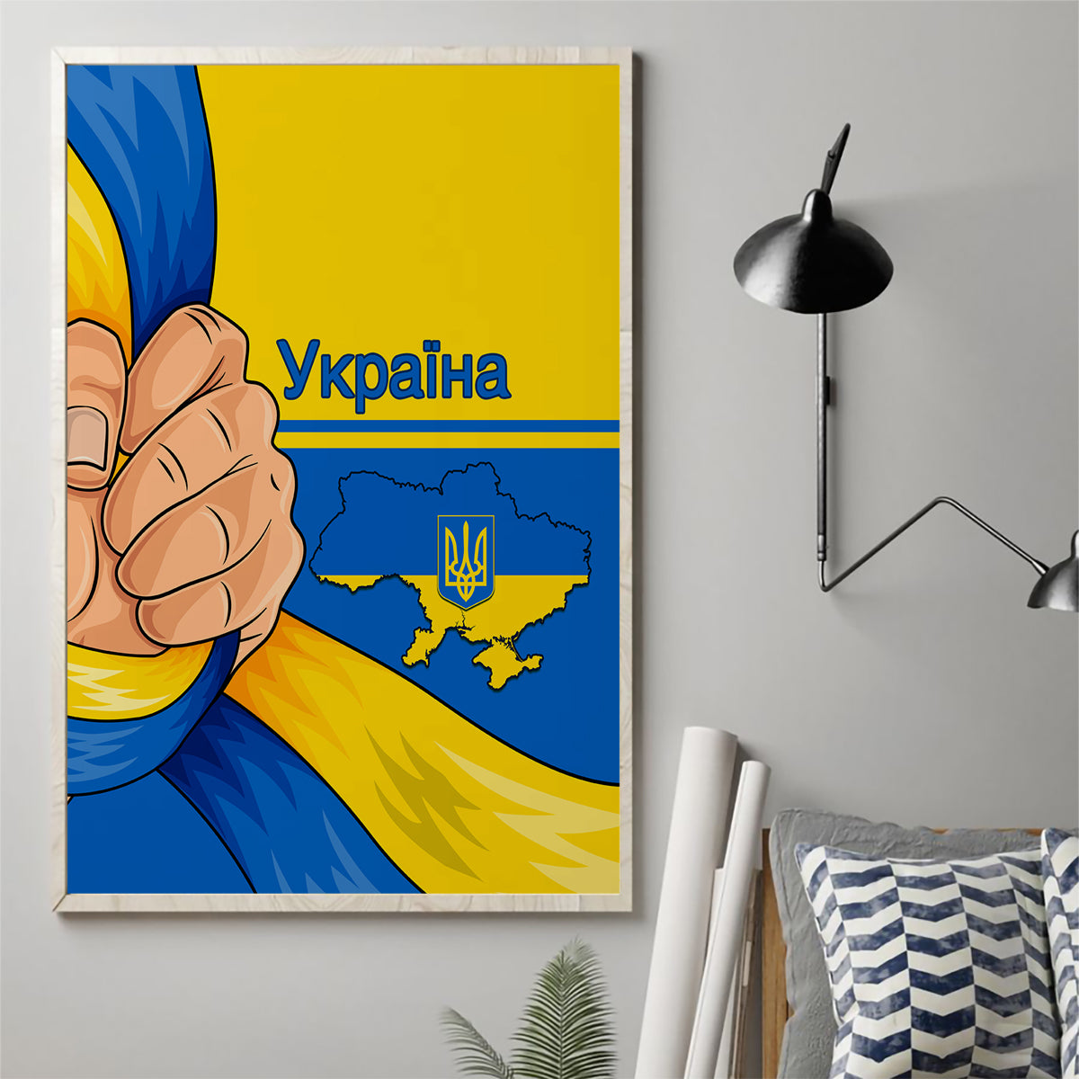 Ukraine Unity Day Canvas Wall Art Ukrainian Unification Act - Wonder Print Shop