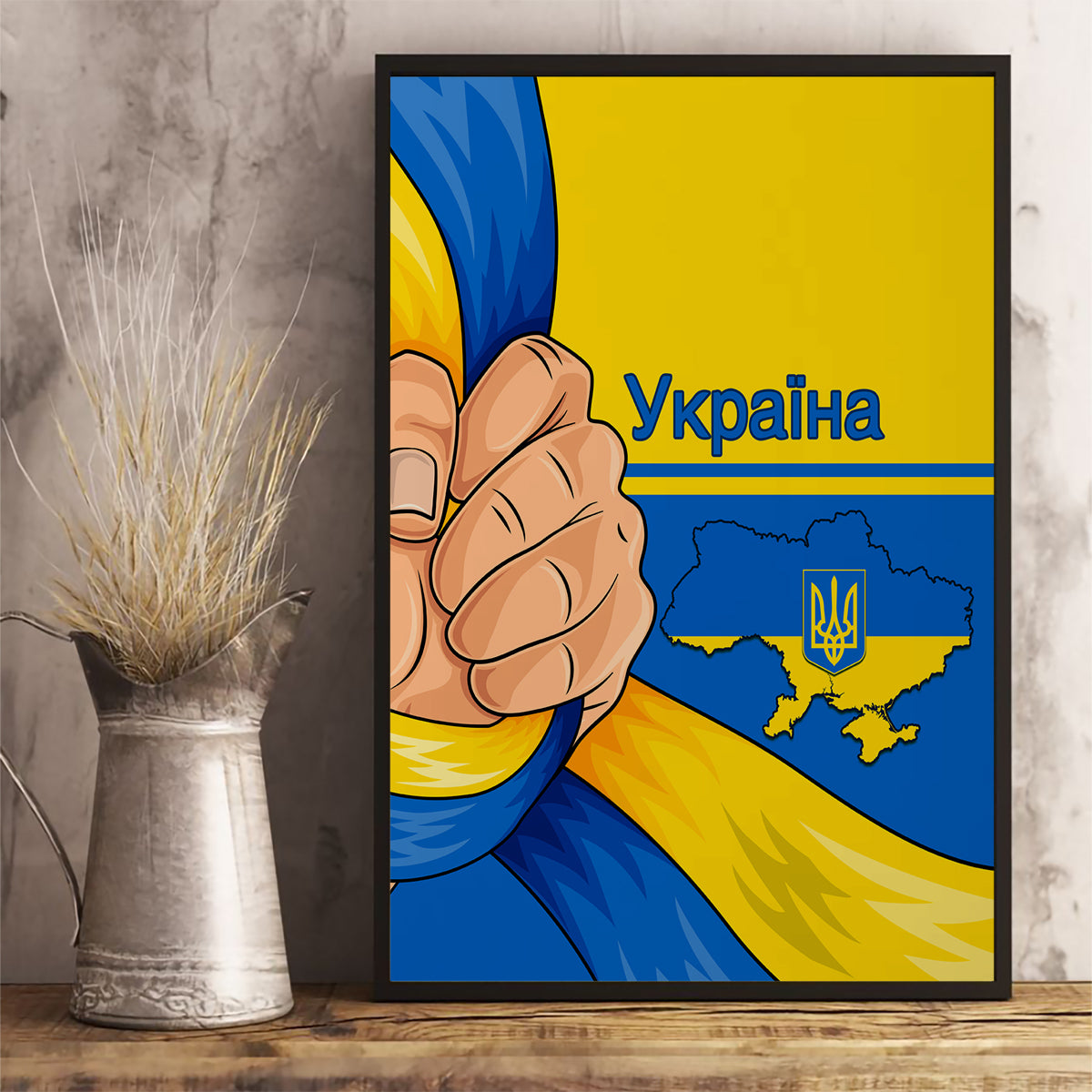 Ukraine Unity Day Canvas Wall Art Ukrainian Unification Act - Wonder Print Shop