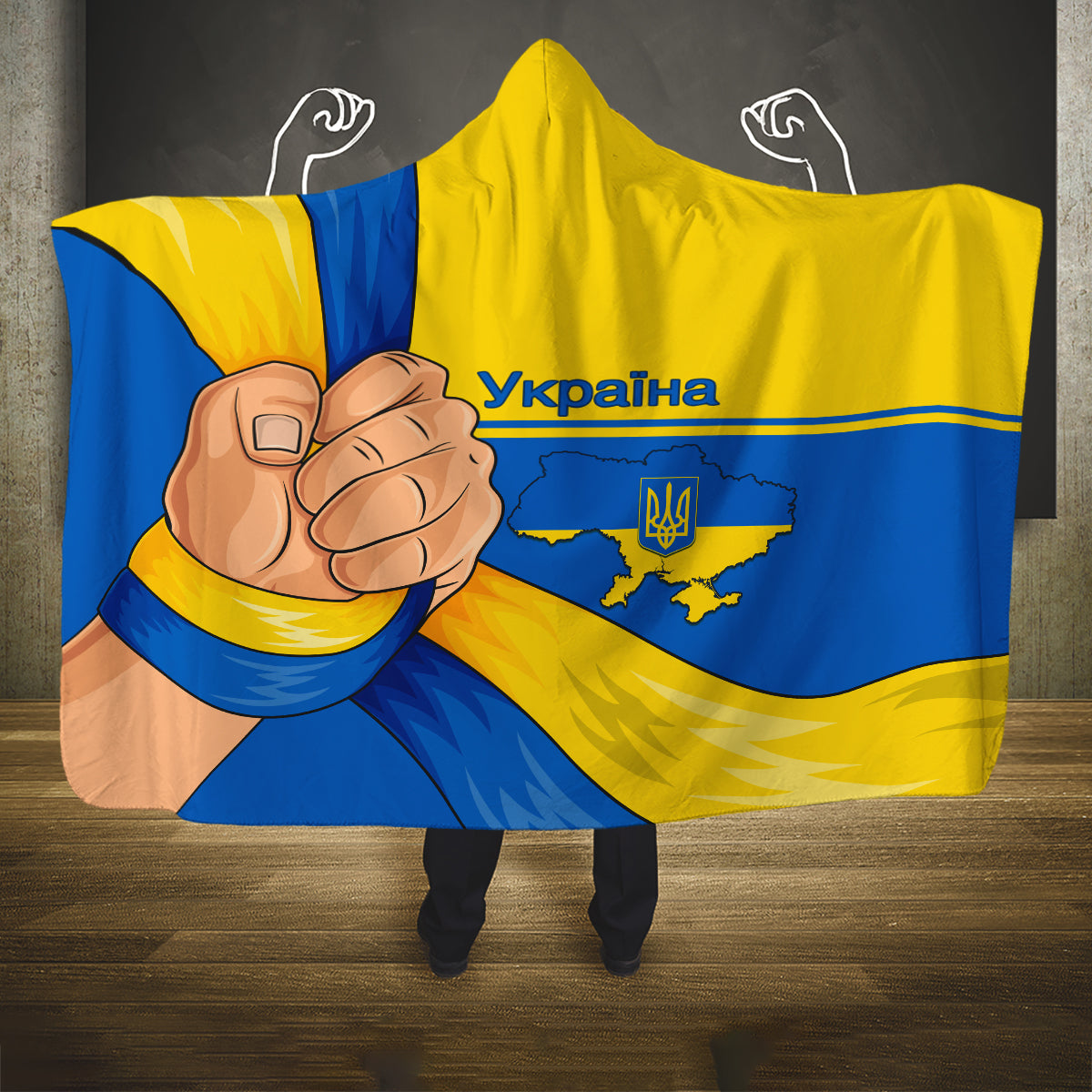 ukraine-unity-day-hooded-blanket-ukrainian-unification-act